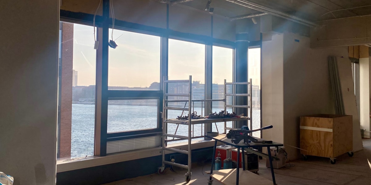 Ombygning for Copydan Tekst og Node p&aring; Kalvebod Brygge 45