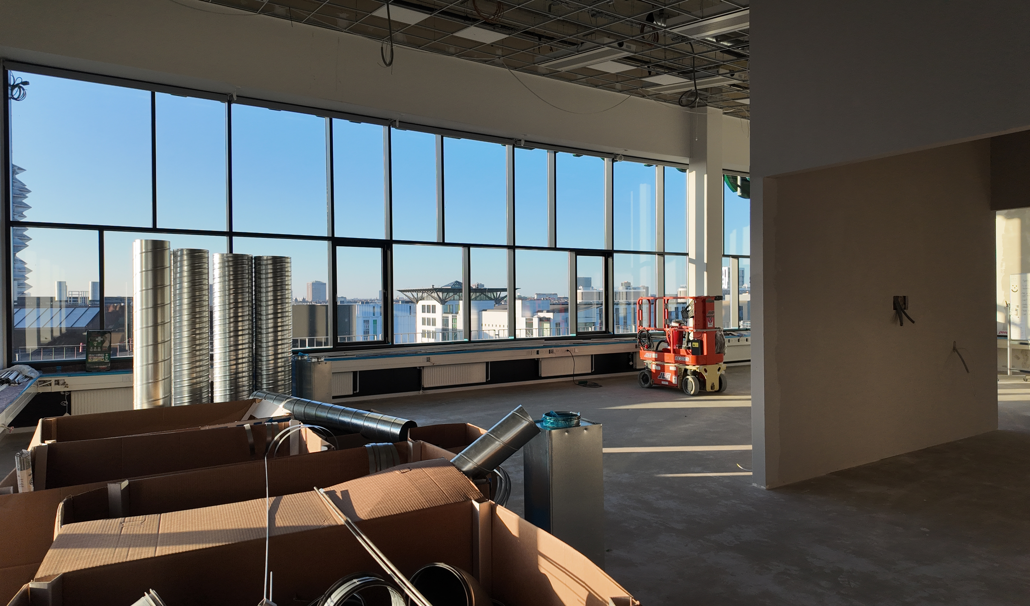 Billedet viser ombygning hos Vipps MobilePay p&aring; Havneholmen 27-29.